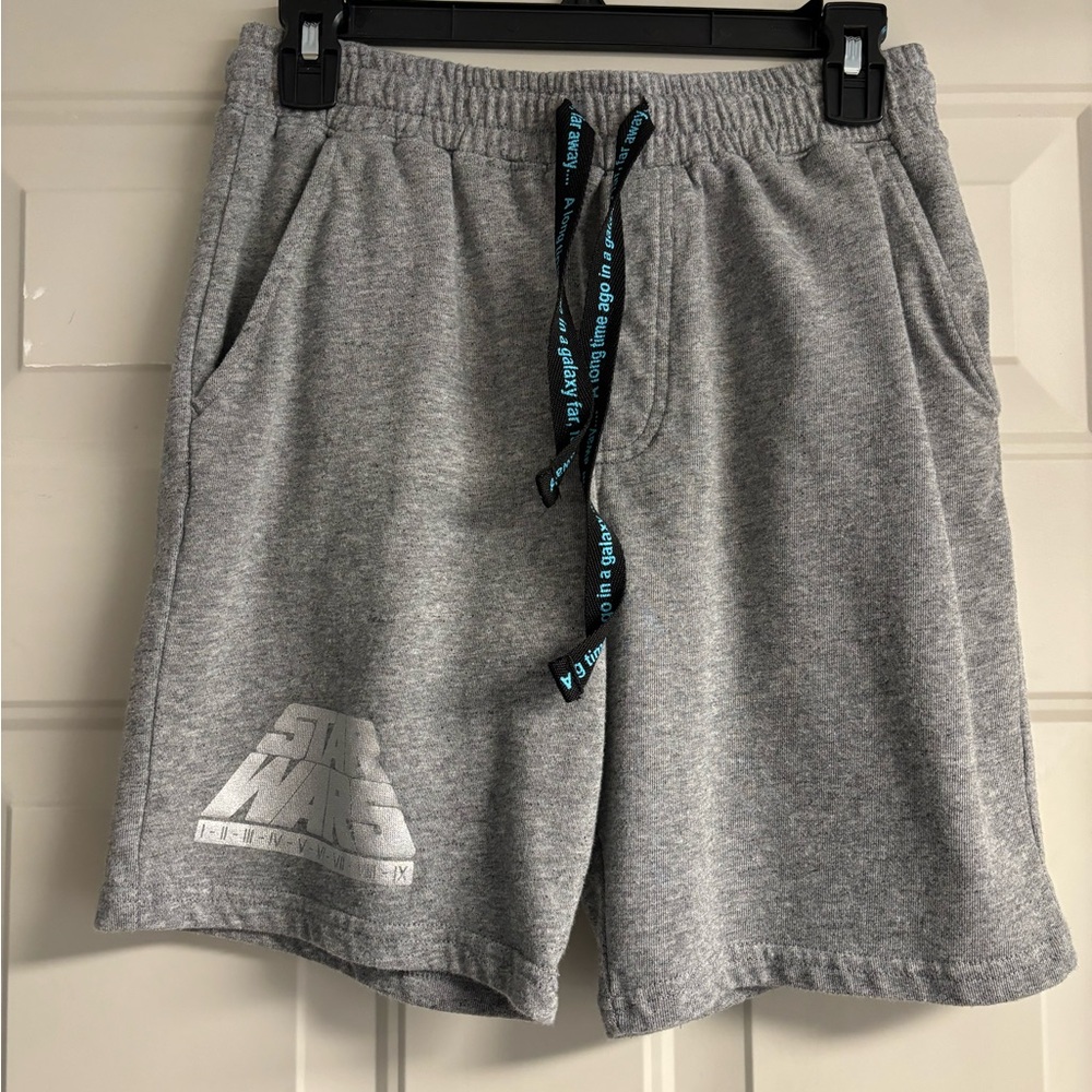 Disney Star Wars Gray Fleece Shorts SMALL